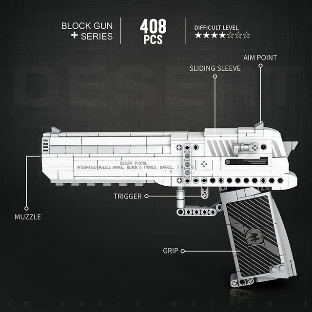 BlastBrick Desert Eagle(408) pieces