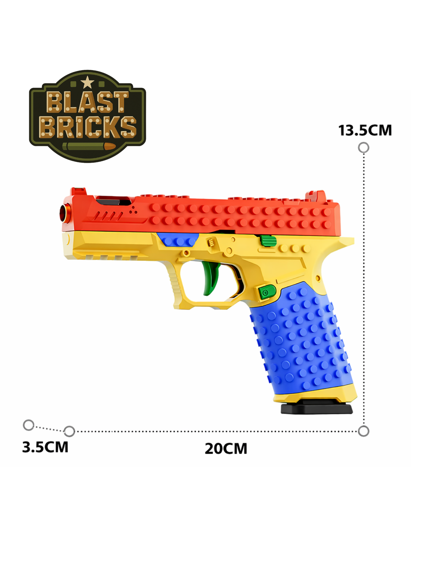 BlastBrick Desert Eagle (408) pièces