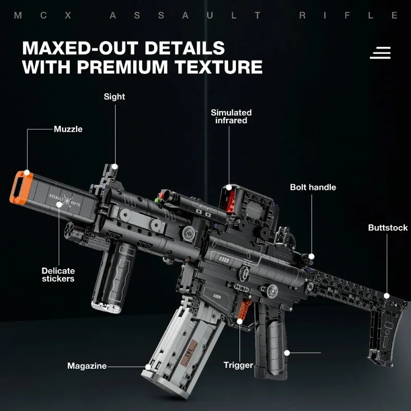 Fusil d'assaut Blastbrick MCX (1589 pièces)