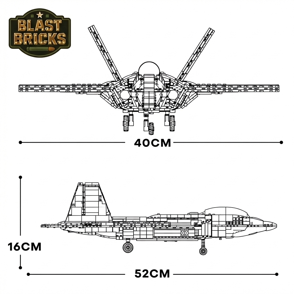 Blastbrick F22 (1837) pieces