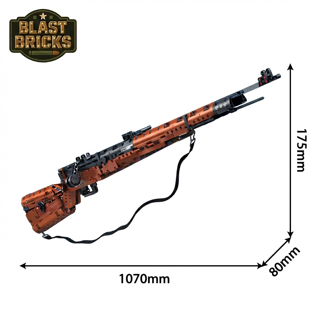 BlastBrick Kar 98k(1206) pieces