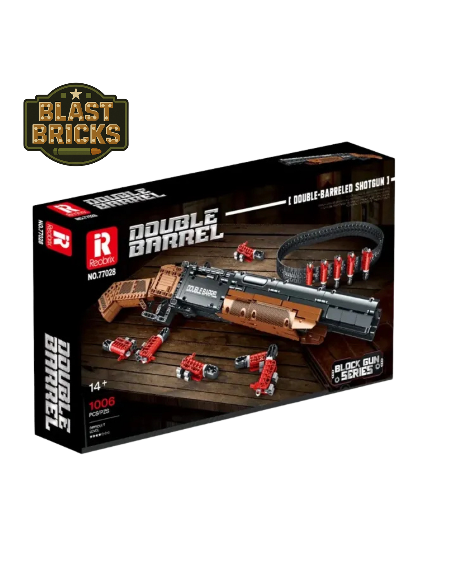 Blastbrick Double Barrel Shotgun(1006)pieces