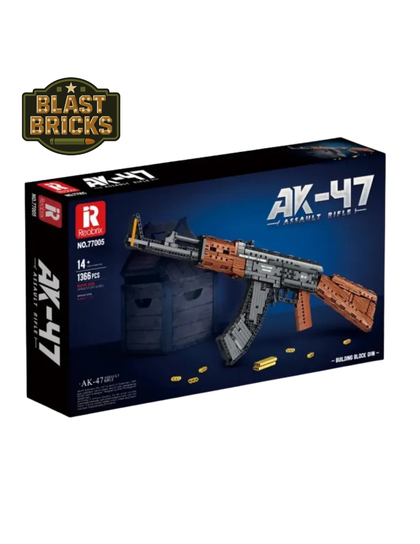 BlastBrick Ak-47 (1238) pieces