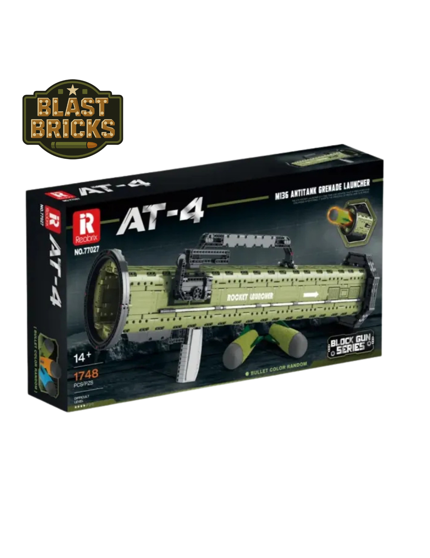 Blastbrick M136 Antitank Grenade Launcherf(1748)pieces