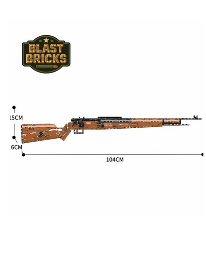 BlastBrick Kar 98k(1028) pieces