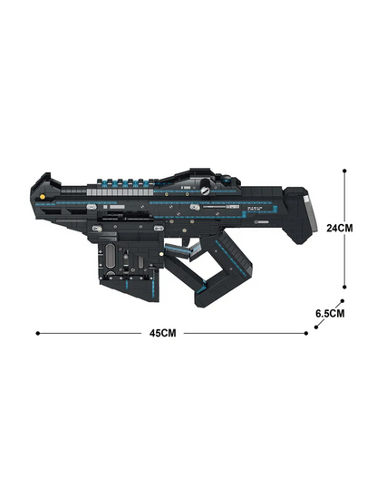 Blastbrick Ejection Burst Gun：Burst Submachine Gun(1508)pieces