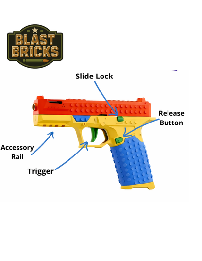 BlastBrick Desert Eagle (408) pièces