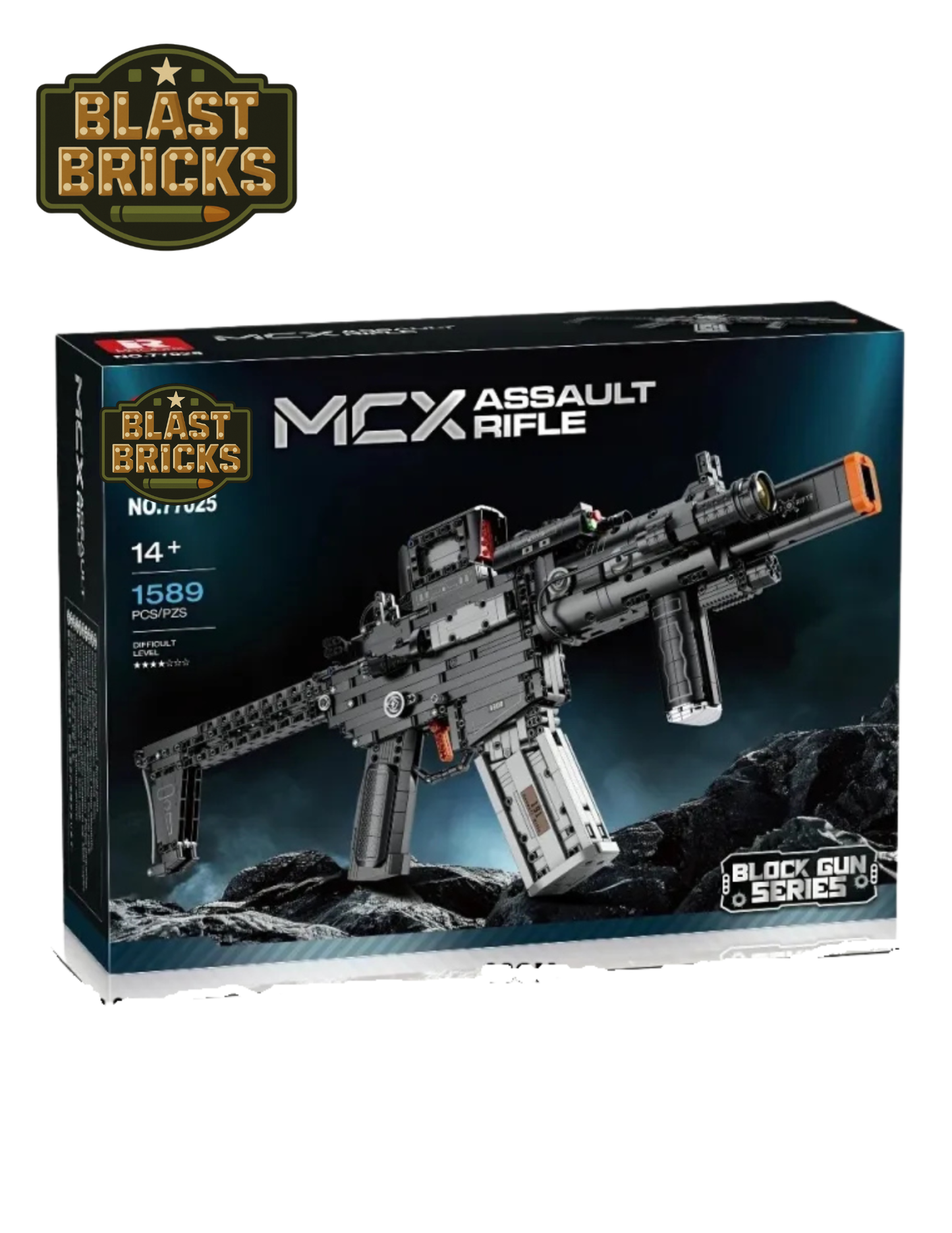 Blastbrick MCX ASSAULT RIFLE(1589)pieces