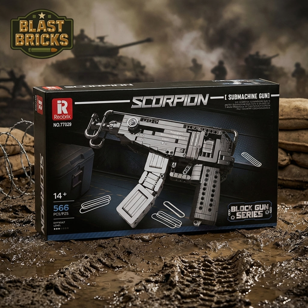 Pistolet mitrailleur Scorpion Blastbrick (566 pièces)