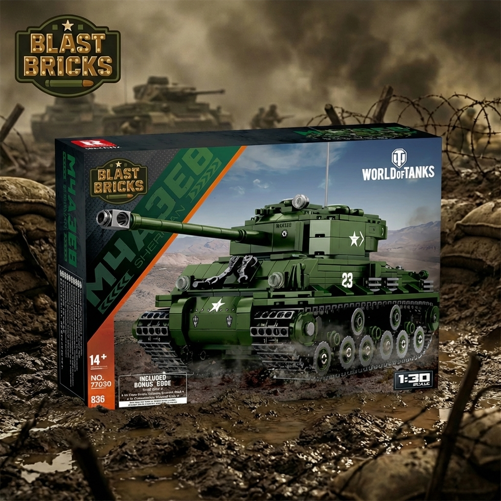 Blastbrick Tank (836) pieces