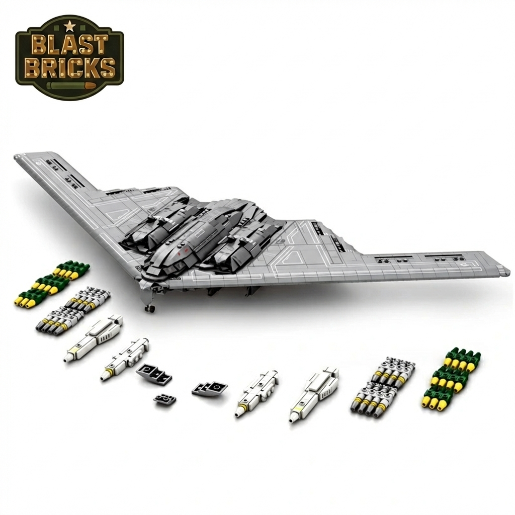 Blastbrick B2 Bomber (1977) pieces