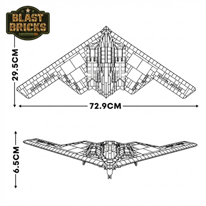 Blastbrick B2 Bomber (1977) pieces