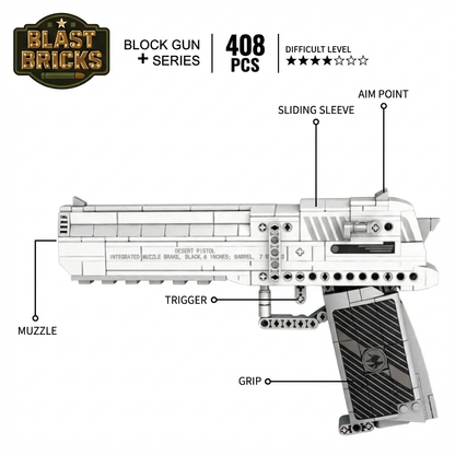 BlastBrick Desert Eagle (408) pièces