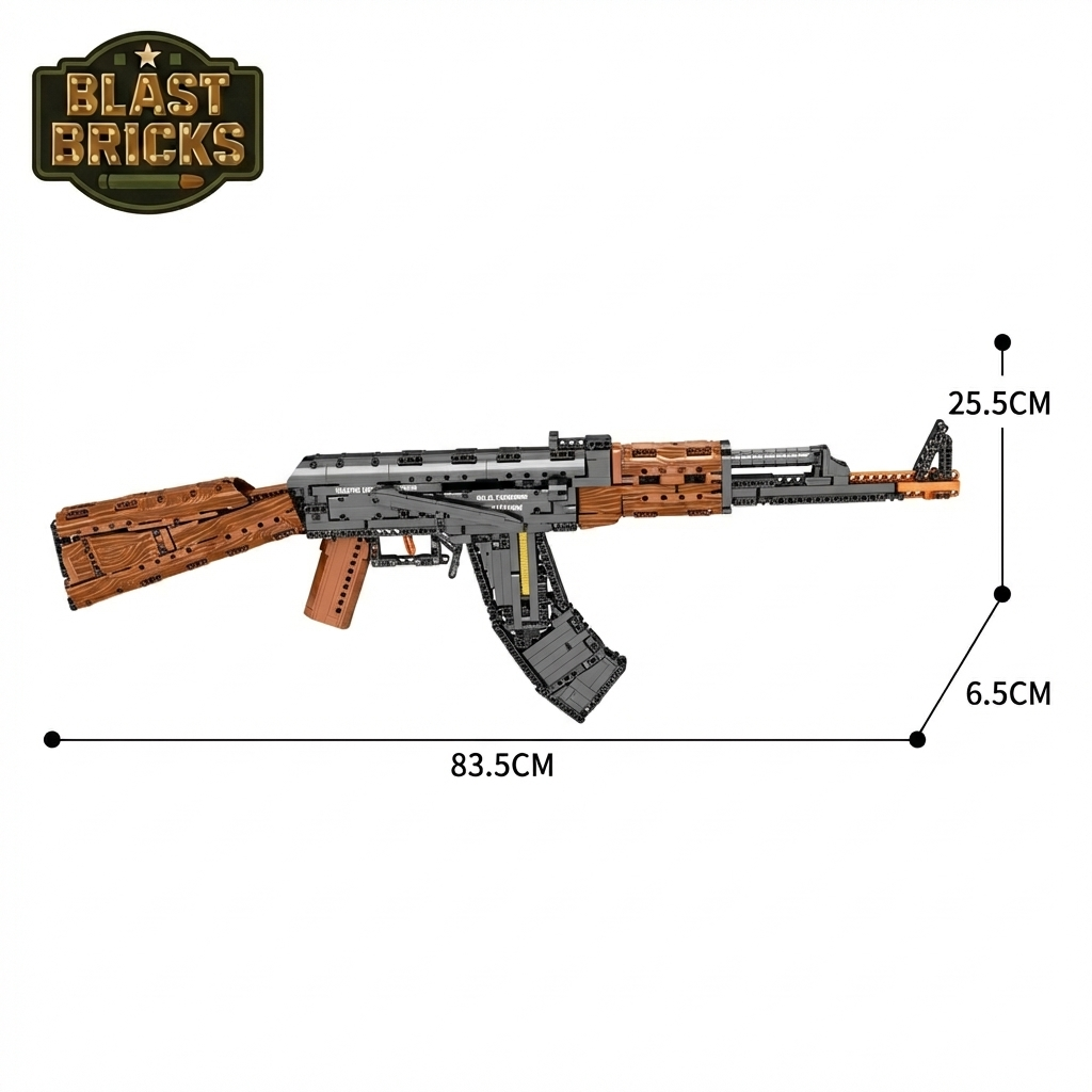 BlastBrick AK-47 (1238) pièces