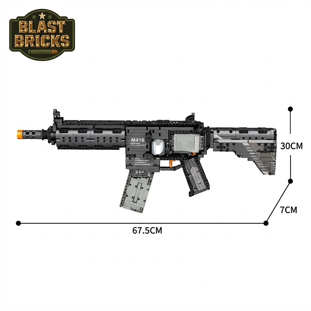Fusil d'assaut BlastBrick M416 (1188 pièces)